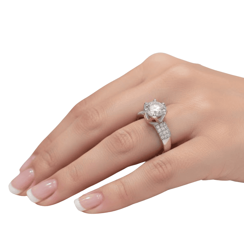 Florium™ : Timeless Teardrop Cocktail Ring with High-Shine Party Essential  [RGSS-02]