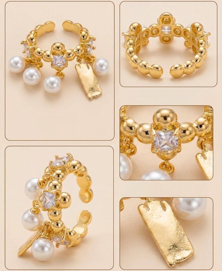 Florium™ Teardrop Cocktail Ring [RGSS-24]
