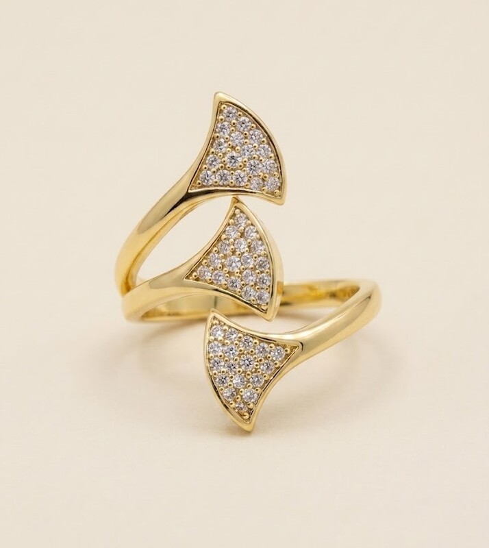 Florium™ Teardrop Cocktail Ring [RGSS-25]