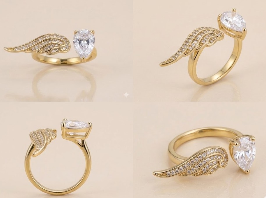 Florium™ Teardrop Cocktail Ring [RGSS-26]