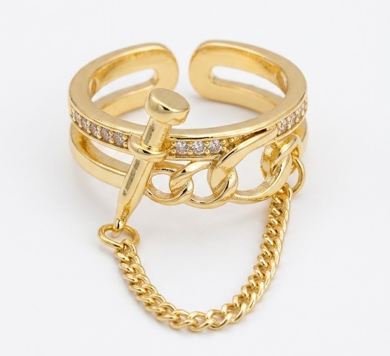 Florium™ Teardrop Cocktail Ring [RGSS-27]