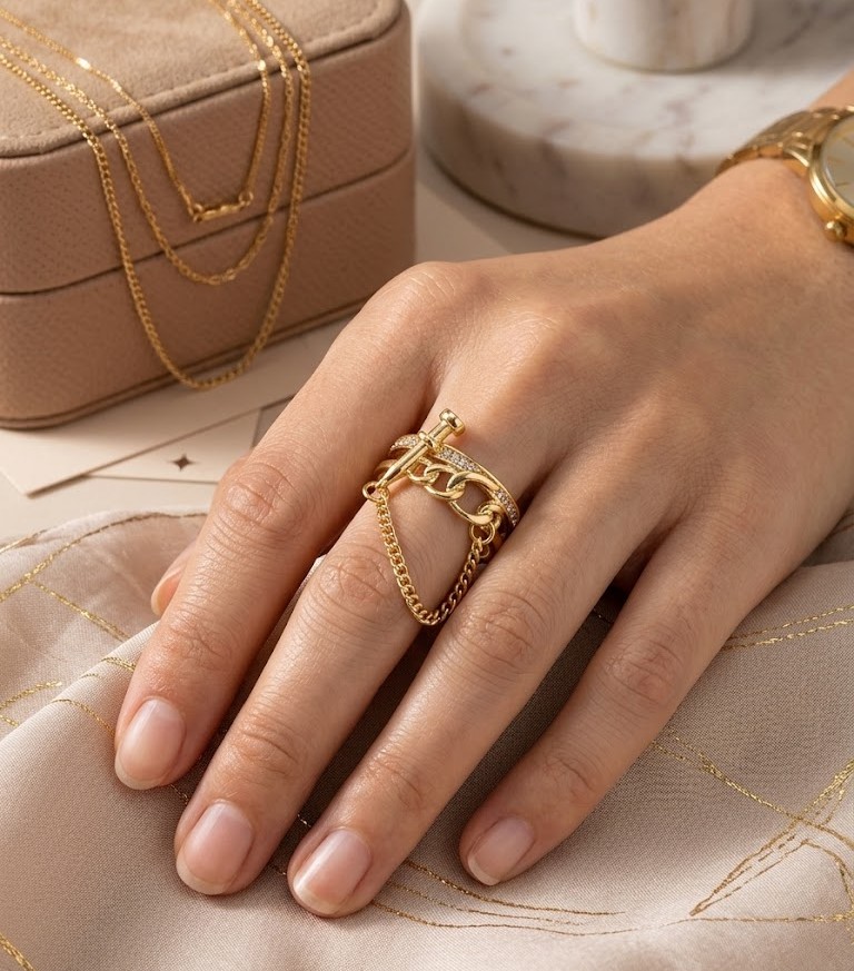 Florium™ Teardrop Cocktail Ring [RGSS-27]