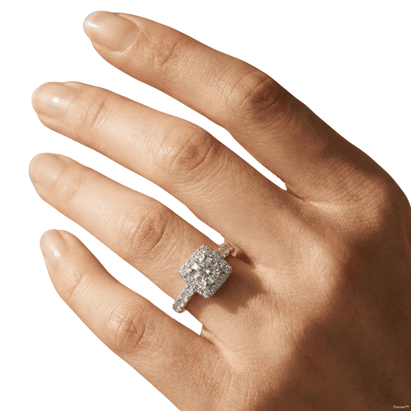 Florium™ : Timeless Teardrop Cocktail Ring with High-Shine Party Essential  [RGSS-03]