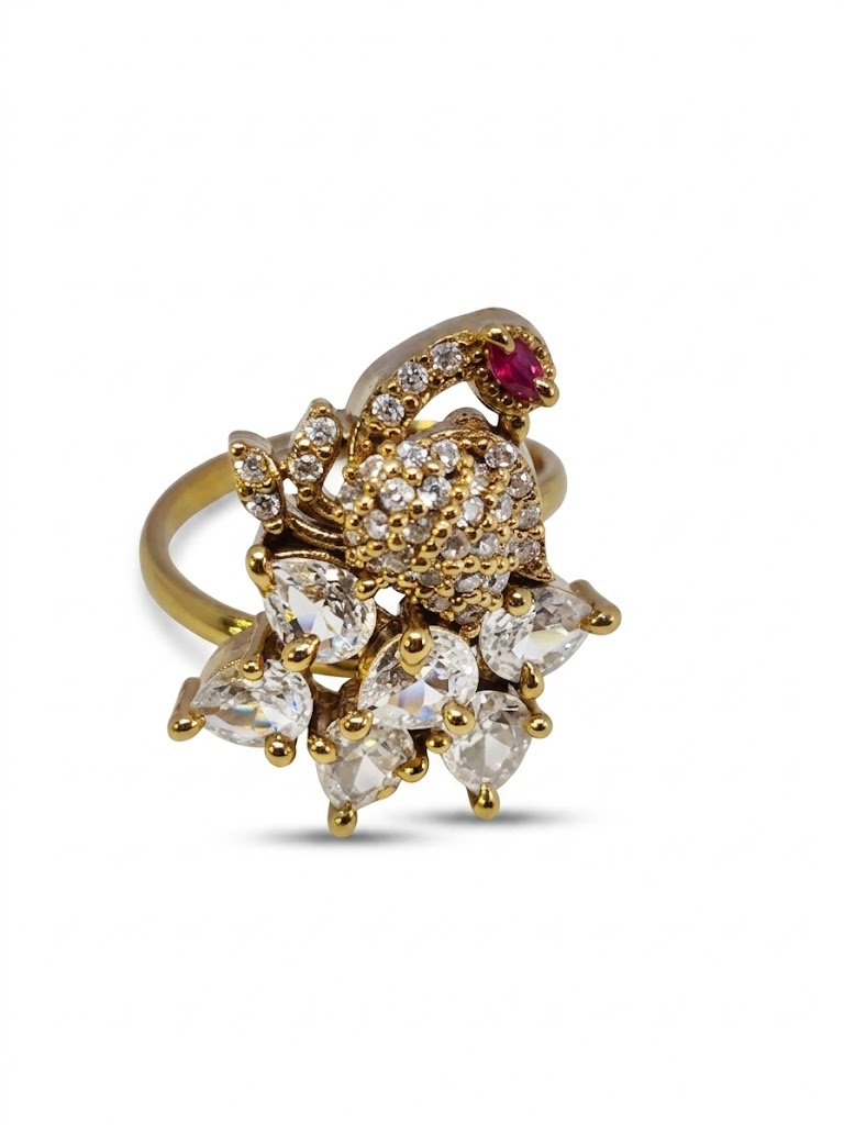 Florium™ Teardrop Cocktail Ring [RGSS-30A]