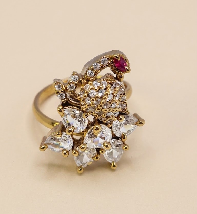 Florium™ Teardrop Cocktail Ring [RGSS-30A]