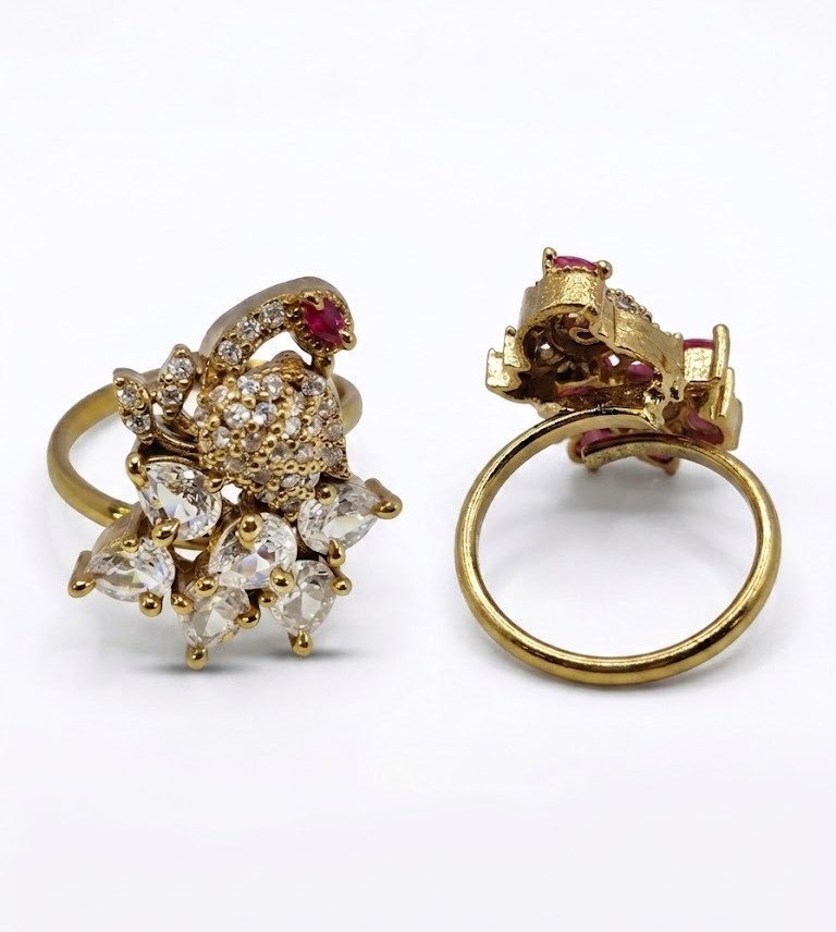 Florium™ Teardrop Cocktail Ring [RGSS-30A]