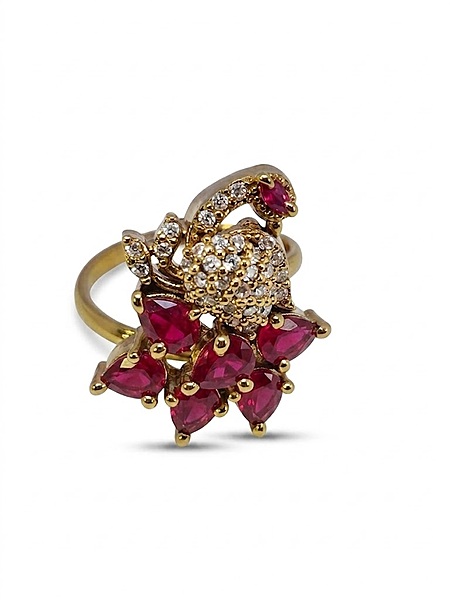 Florium™ Teardrop Cocktail Ring [RGSS-30B]
