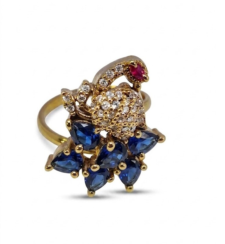 Florium™ Teardrop Cocktail Ring [RGSS-30C]