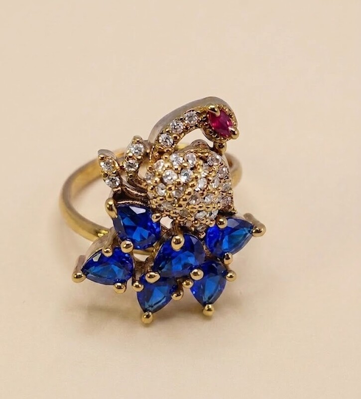 Florium™ Teardrop Cocktail Ring [RGSS-30C]
