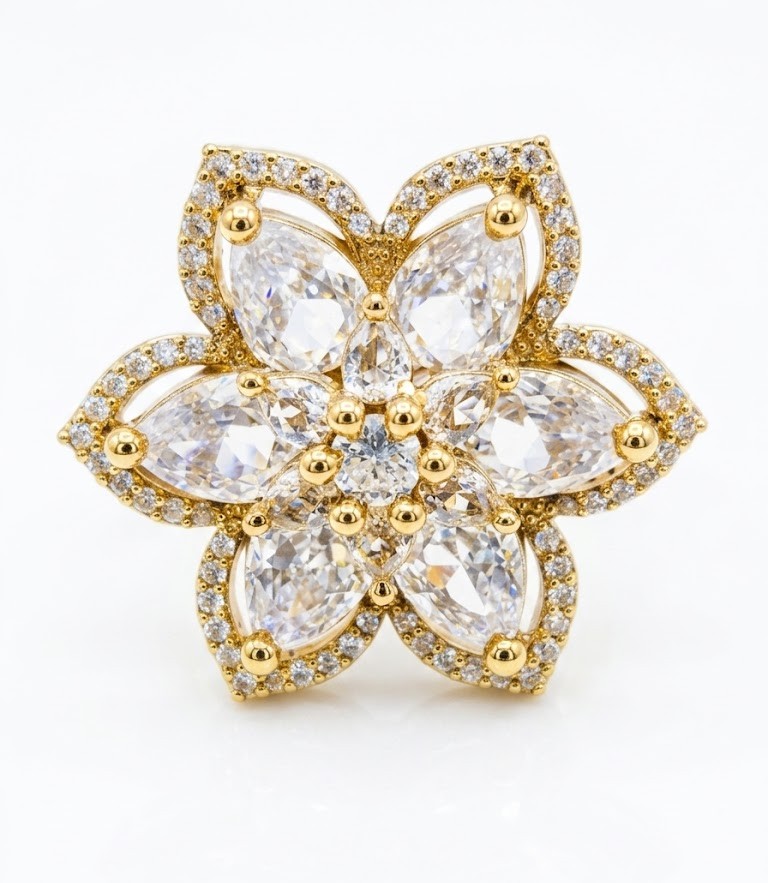Florium™ Teardrop Cocktail Ring [RGSS-31A]