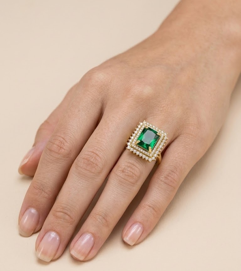 Florium™ Teardrop Cocktail Ring [RGSS-32A]
