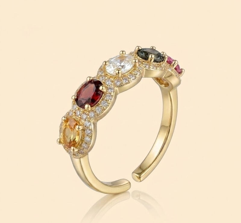 Florium™ Teardrop Cocktail Ring [RGSS-43]