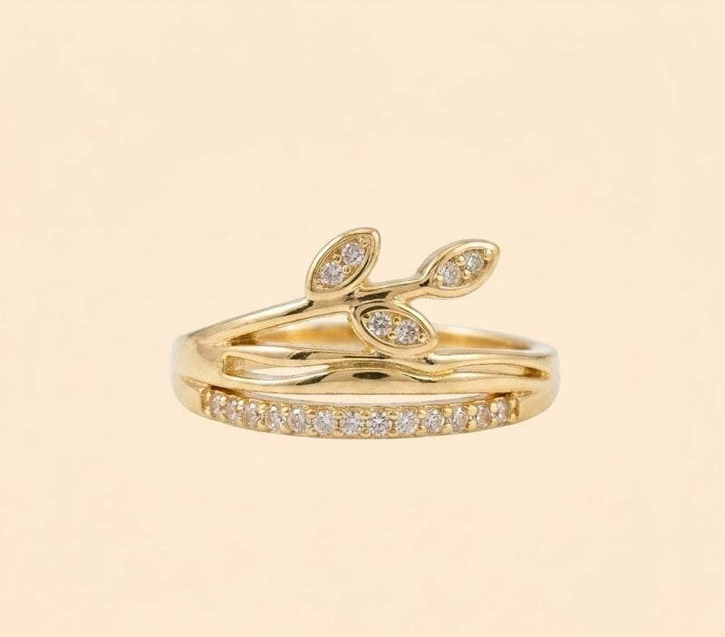 Florium™ Teardrop Cocktail Ring [RGSS-45]