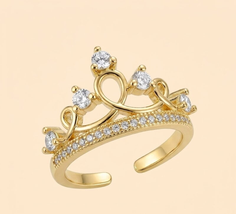 Florium™ Teardrop Cocktail Ring [RGSS-46]