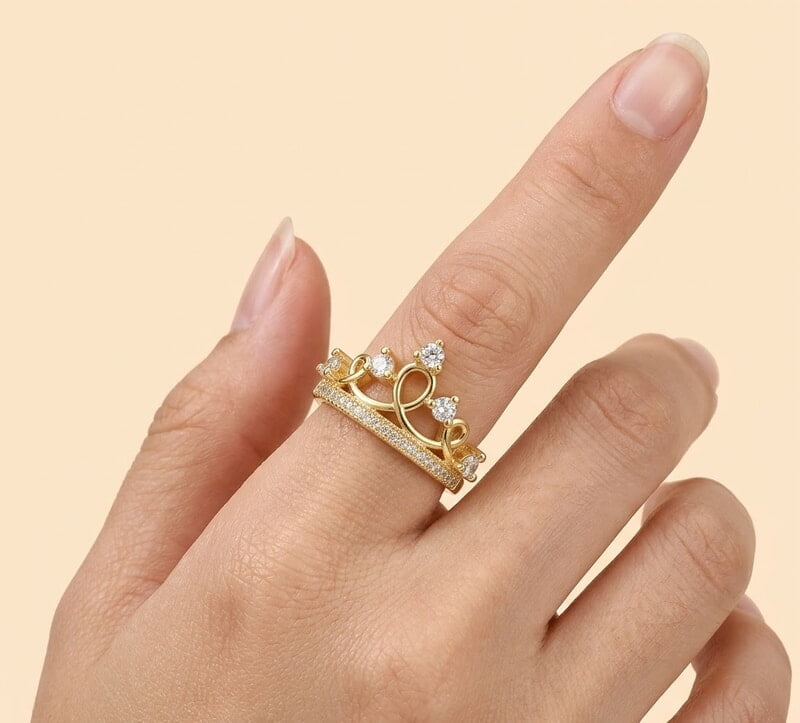 Florium™ Teardrop Cocktail Ring [RGSS-46]