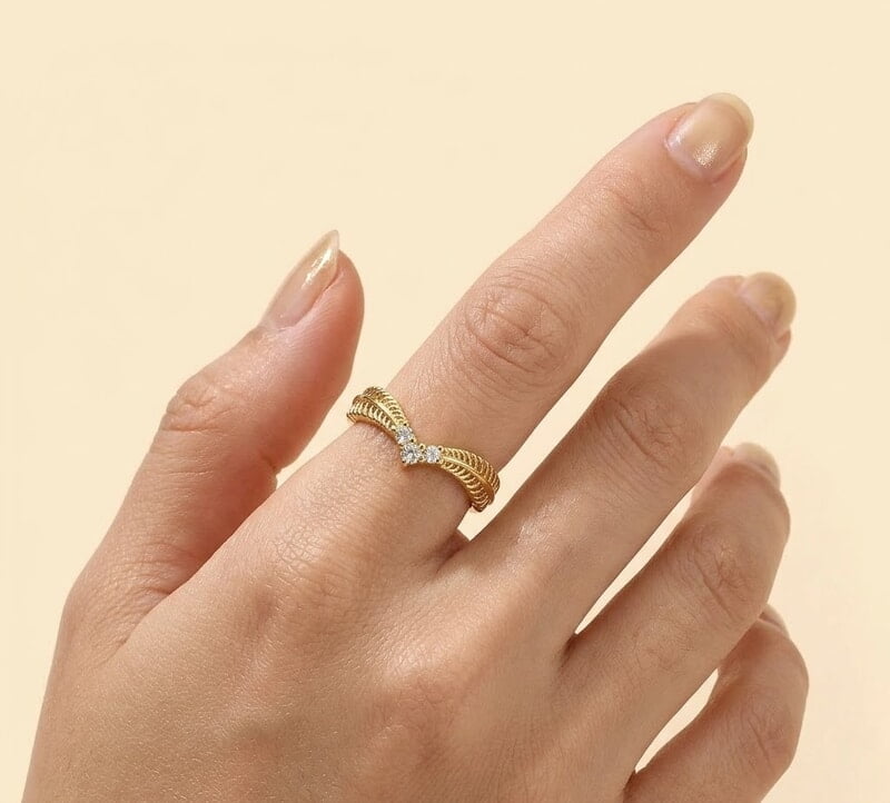 Florium™ Teardrop Cocktail Ring [RGSS-47]