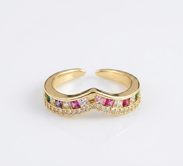 Florium™ Teardrop Cocktail Ring [RGSS-48]