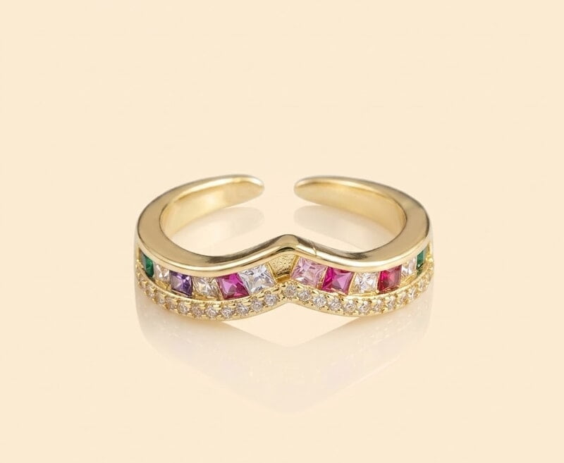 Florium™ Teardrop Cocktail Ring [RGSS-48]