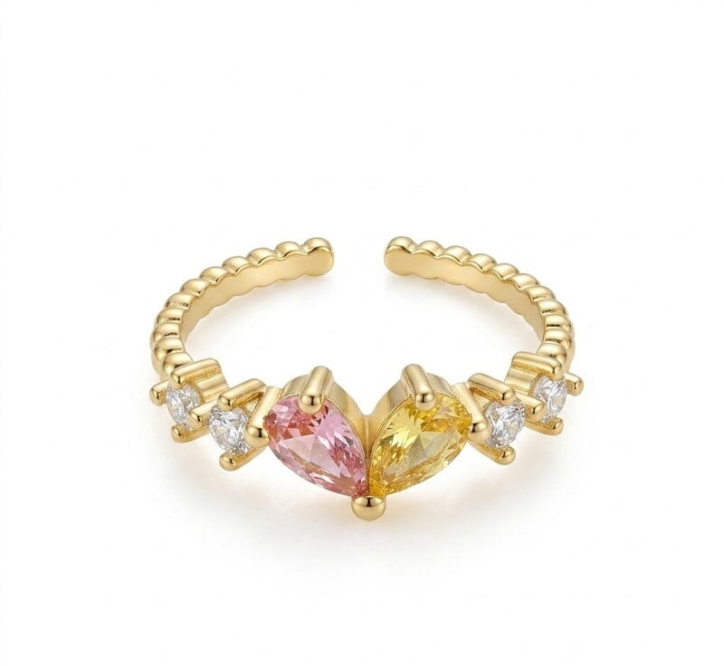Florium™ Teardrop Cocktail Ring [RGSS-49]