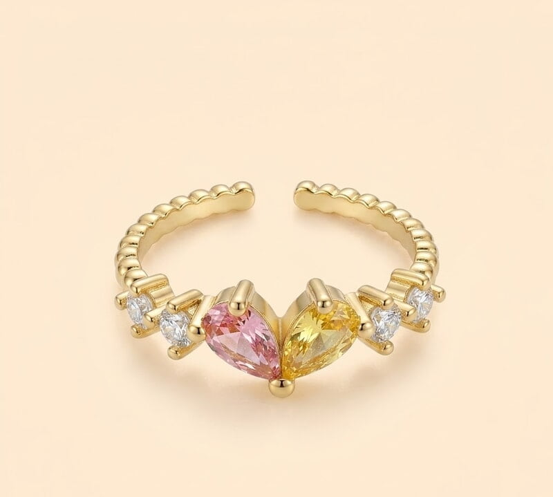 Florium™ Teardrop Cocktail Ring [RGSS-49]