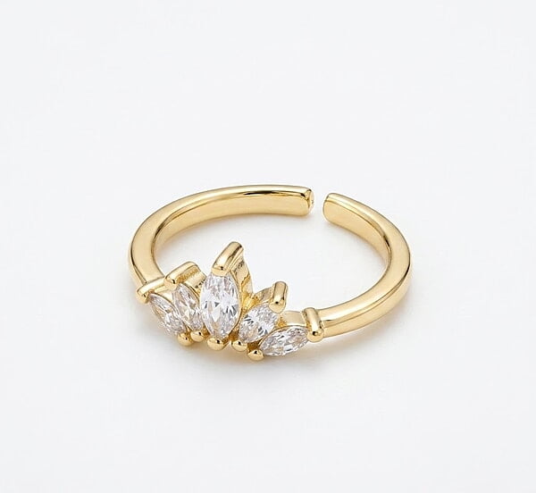 Florium™ Teardrop Cocktail Ring [RGSS-50]