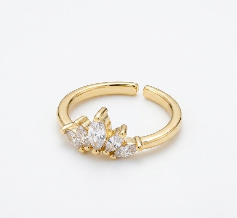 Florium™ Teardrop Cocktail Ring [RGSS-50]