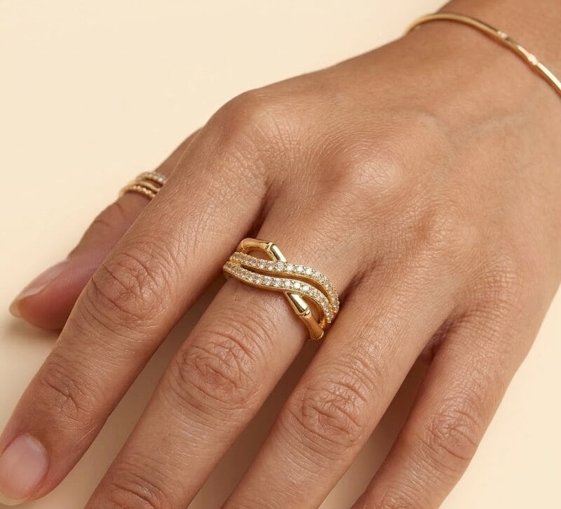 Florium™ Teardrop Cocktail Ring [RGSS-57]