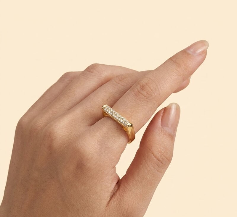 Florium™ Teardrop Cocktail Ring [RGSS-58]
