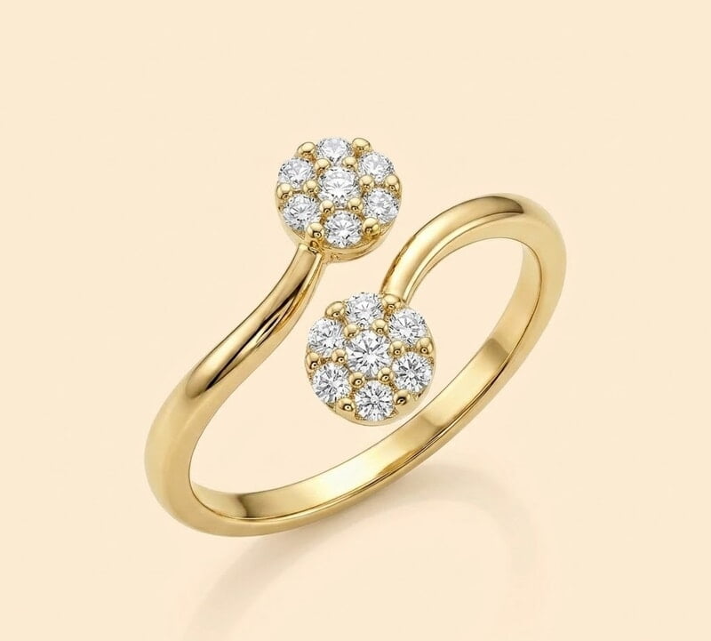 Florium™ Teardrop Cocktail Ring [RGSS-59]