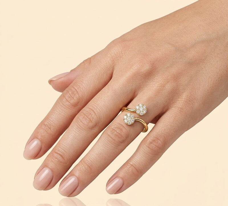 Florium™ Teardrop Cocktail Ring [RGSS-59]