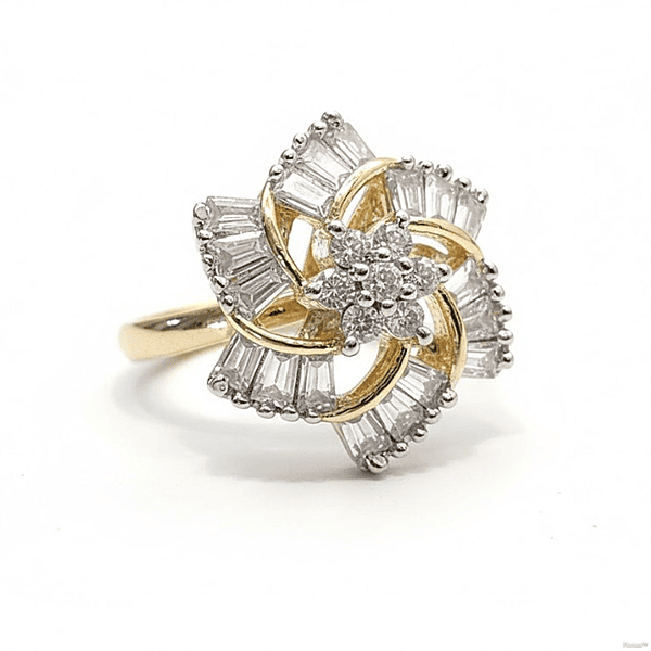Florium™ : Timeless Teardrop Cocktail Ring with High-Shine Party Essential  [RGSS-06]