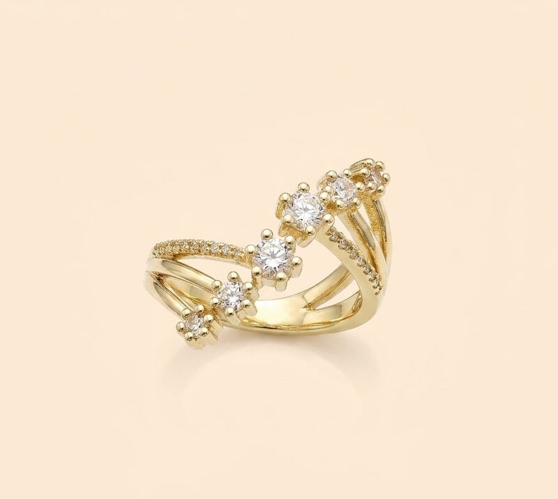 Florium™ Teardrop Cocktail Ring [RGSS-60]