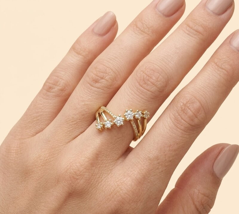 Florium™ Teardrop Cocktail Ring [RGSS-60]