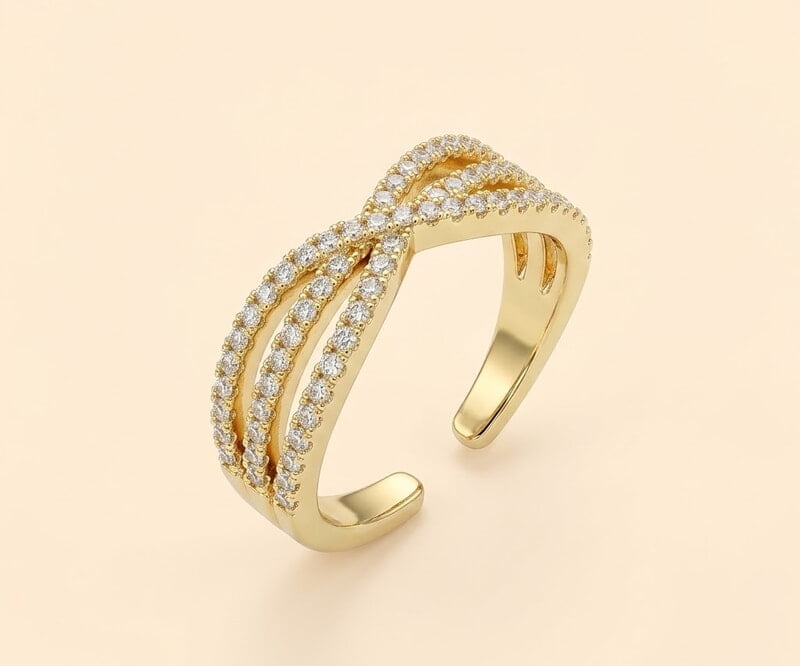 Florium™ Teardrop Cocktail Ring [RGSS-61]