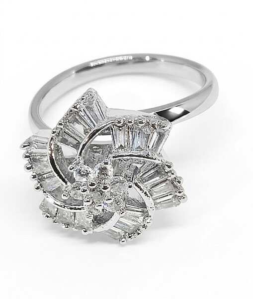 Florium™ Teardrop Cocktail Ring [RGSS-06B]