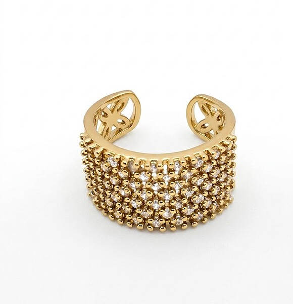 Florium™ Teardrop Cocktail Ring [RGSS-07C]