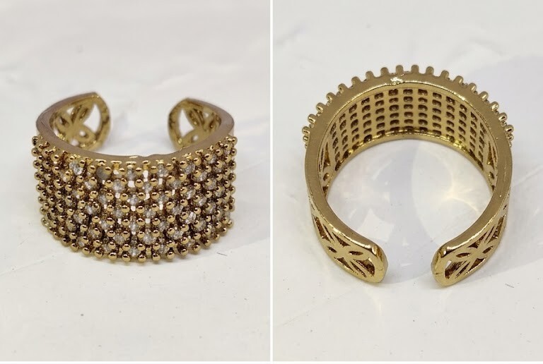 Florium™ Teardrop Cocktail Ring [RGSS-07C]