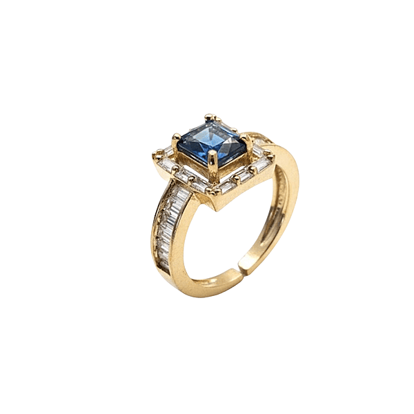 Florium™ : Timeless Teardrop Cocktail Ring with High-Shine Party Essential  [RGSS-08]