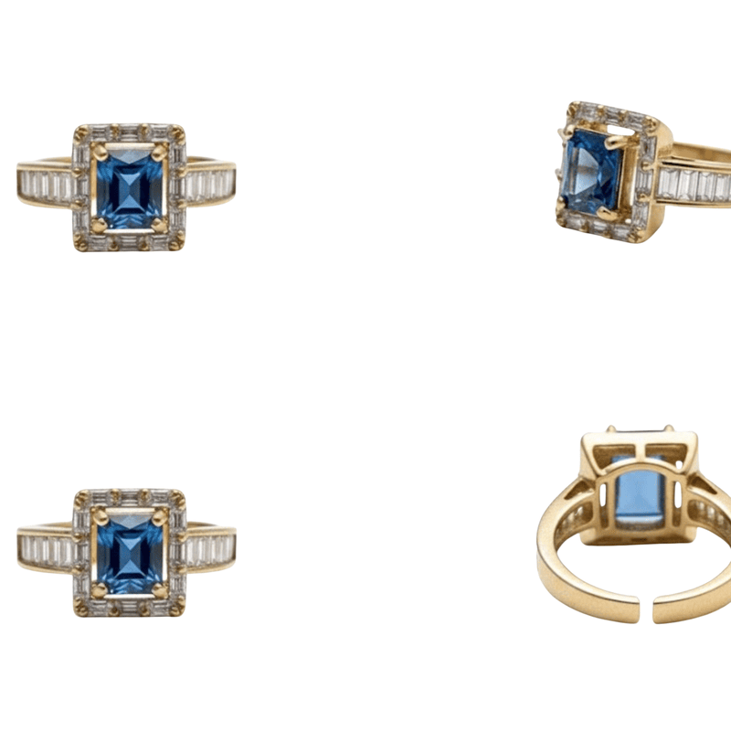 Florium™ : Timeless Teardrop Cocktail Ring with High-Shine Party Essential  [RGSS-08]