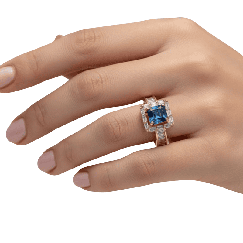 Florium™ : Timeless Teardrop Cocktail Ring with High-Shine Party Essential  [RGSS-08]