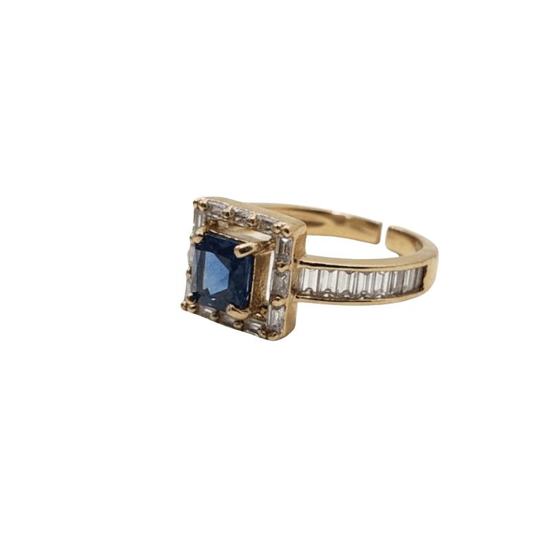Florium™ : Timeless Teardrop Cocktail Ring with High-Shine Party Essential  [RGSS-08]