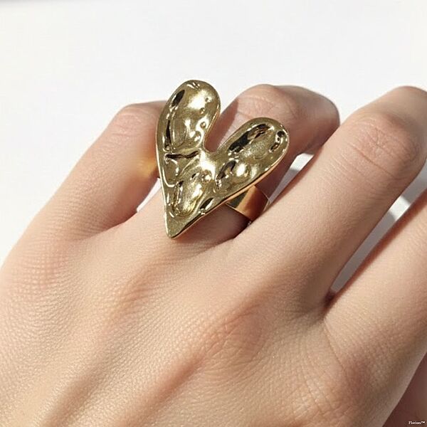 Florium™ : Timeless Teardrop Cocktail Ring with High-Shine Party Essential   [RGSS-22]