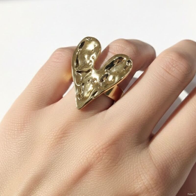Florium™ : Timeless Teardrop Cocktail Ring with High-Shine Party Essential   [RGSS-22]