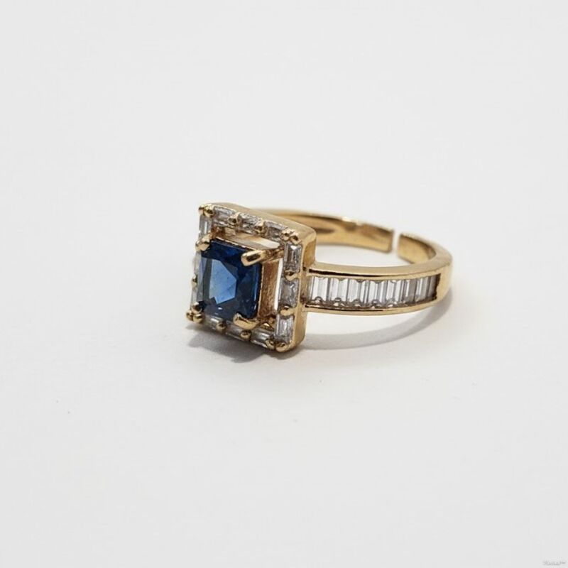 Florium™ : Timeless Teardrop Cocktail Ring with High-Shine Party Essential  [RGSS-09]