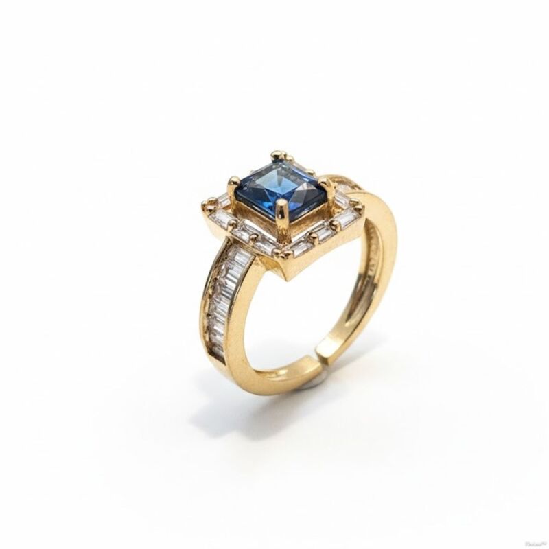 Florium™ : Timeless Teardrop Cocktail Ring with High-Shine Party Essential  [RGSS-09]
