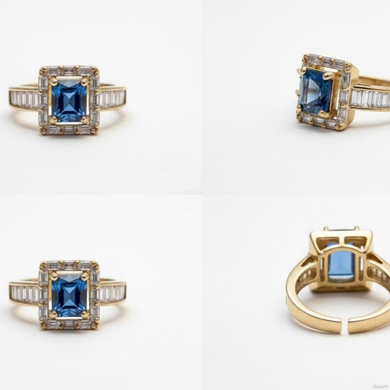 Florium™ : Timeless Teardrop Cocktail Ring with High-Shine Party Essential  [RGSS-09]