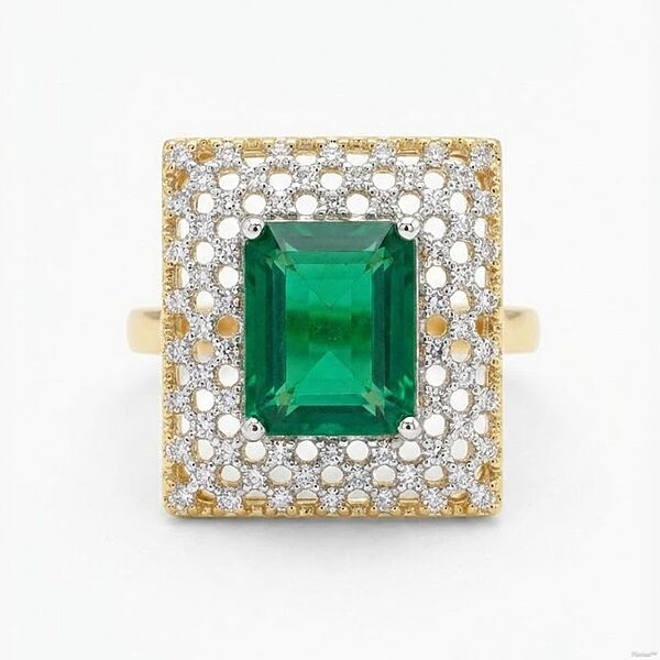 Florium™ Teardrop Cocktail Ring [RGSS-09A]