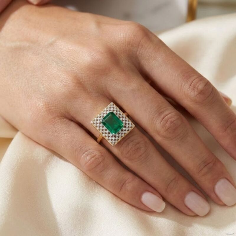 Florium™ Teardrop Cocktail Ring [RGSS-09A]