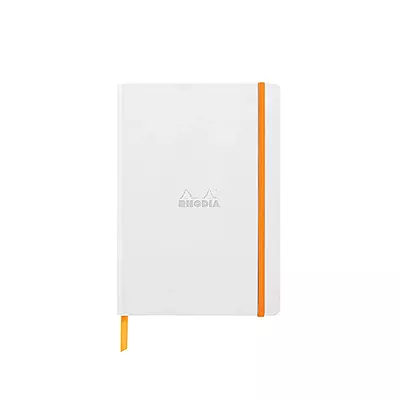 Rhodia Rhodiarama Softcover Notebook A5  White DOT GRID