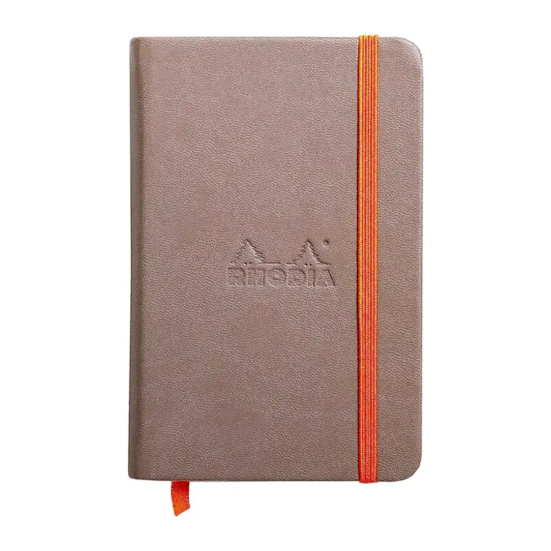 Rhodia Rhodiarama Softcover Notebook A5   Taupe DOT GRID